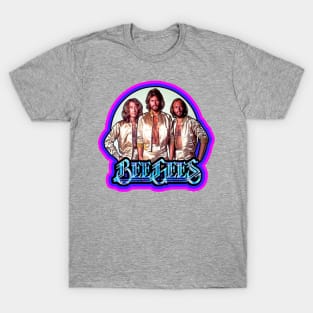 70's Classic Bee Gees Custom Art T-Shirt